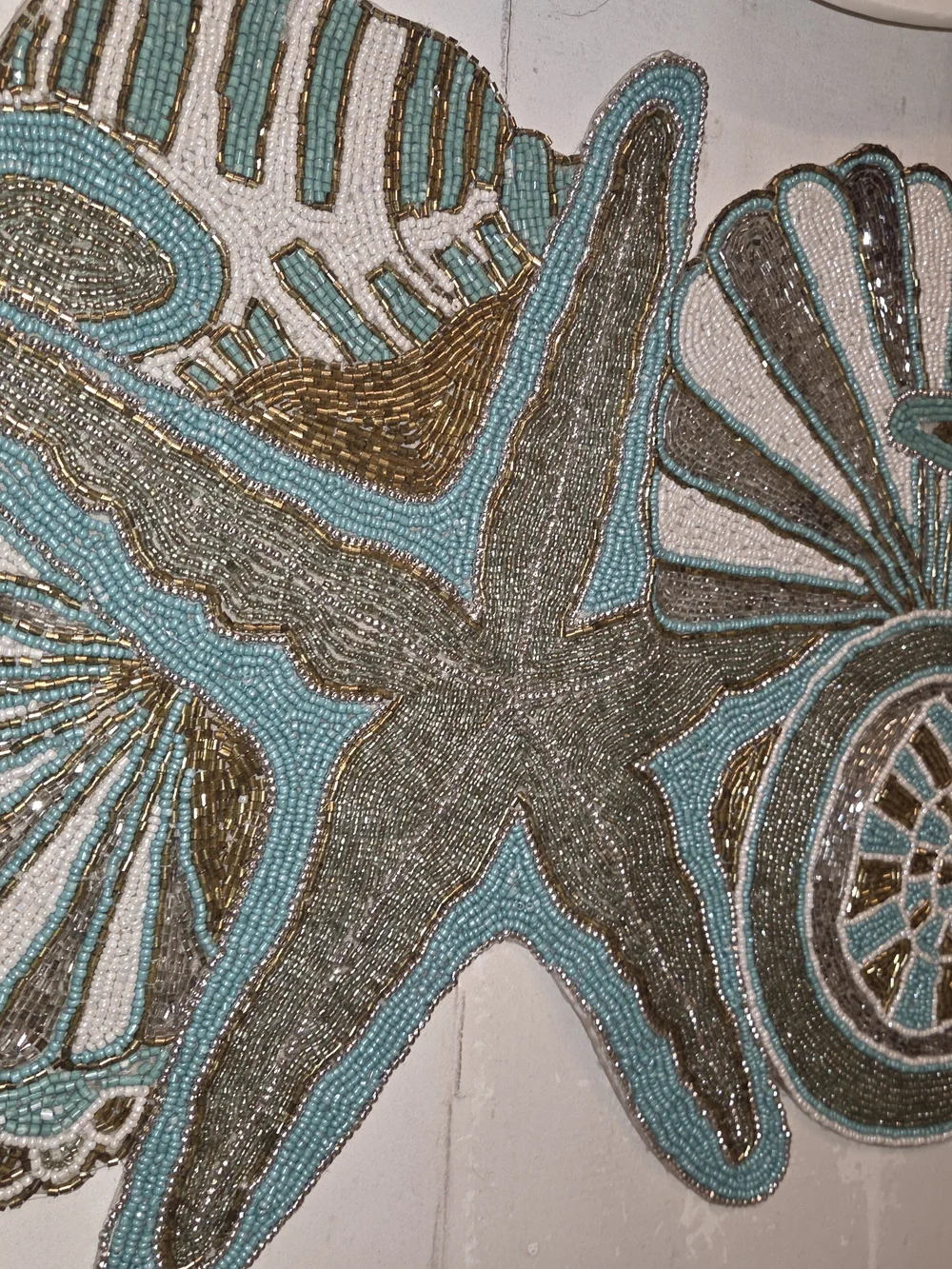Coastal Beaded Table Runner
